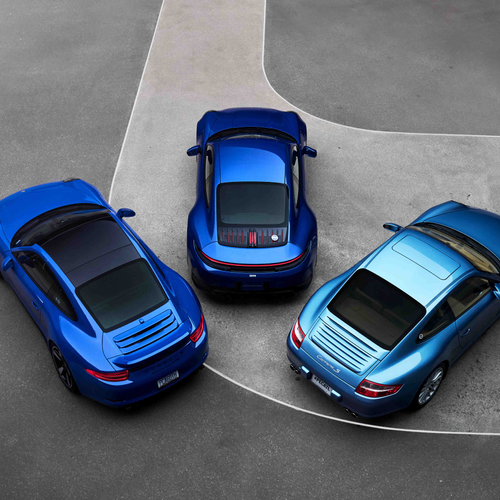 2026 Porsche 911 Club Coupe 992-2 Top View