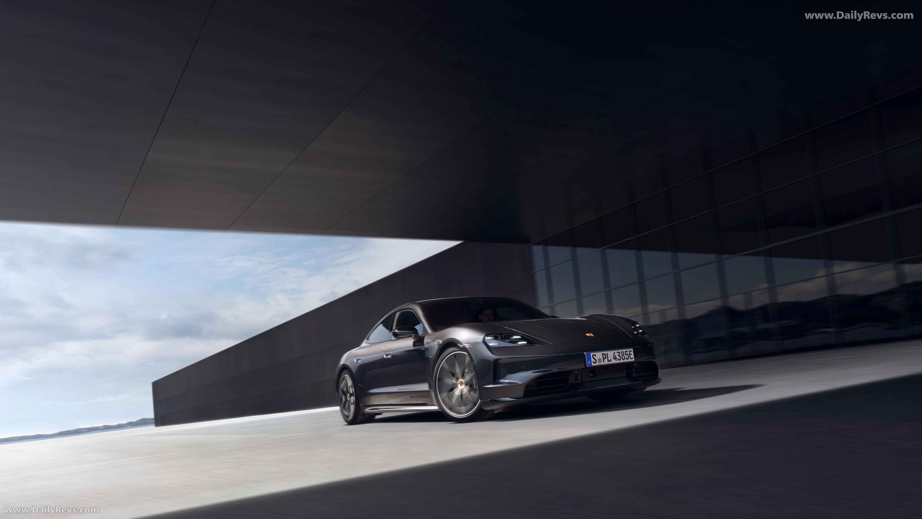 2026 Porsche Taycan Black Edition J1 II Front View