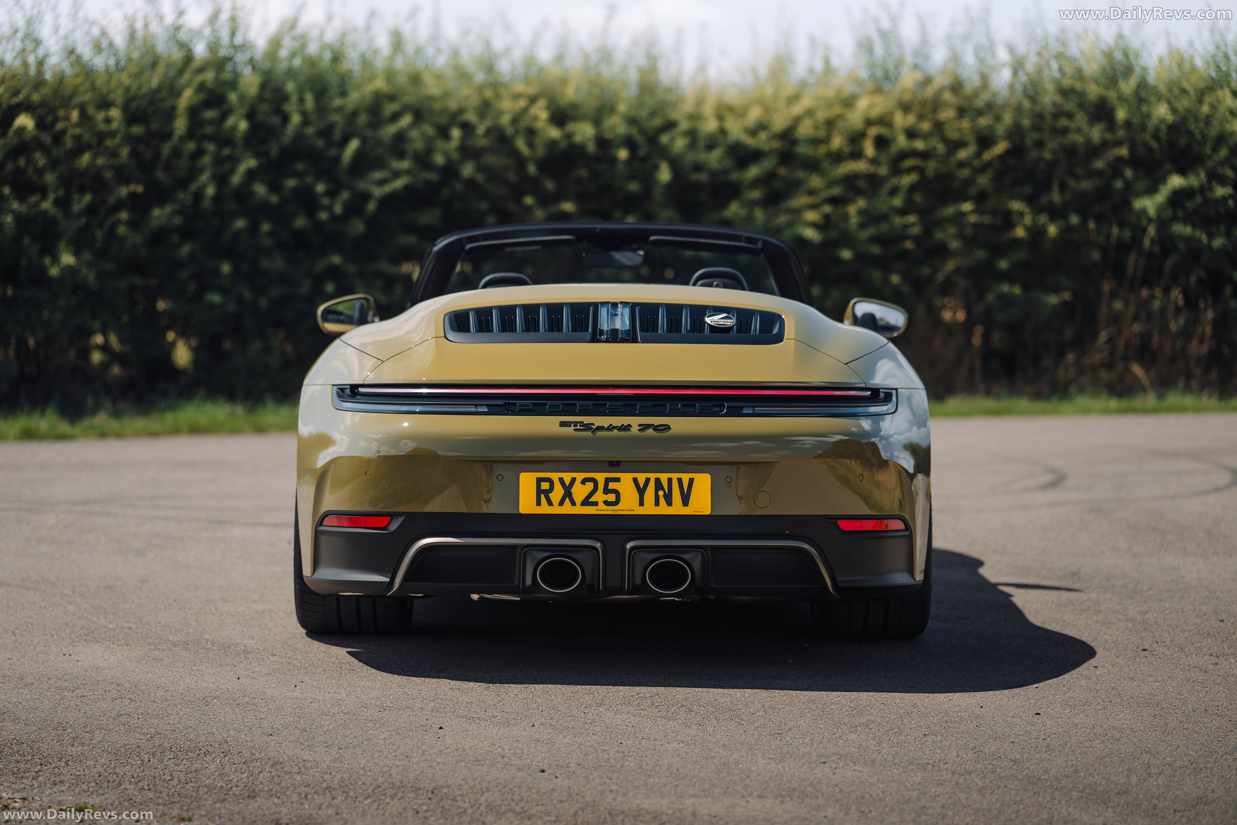 2026 Porsche 911 Spirit 70 992 ll UK Version Rear View