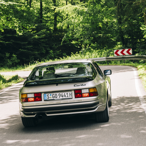 1989 Porsche 944 Turbo Coupe Rear View