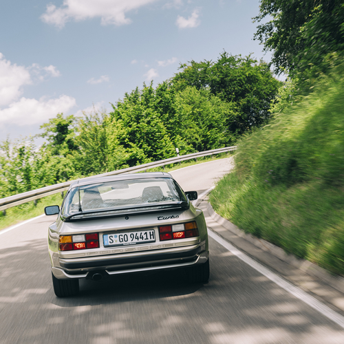 1989 Porsche 944 Turbo Coupe Rear View