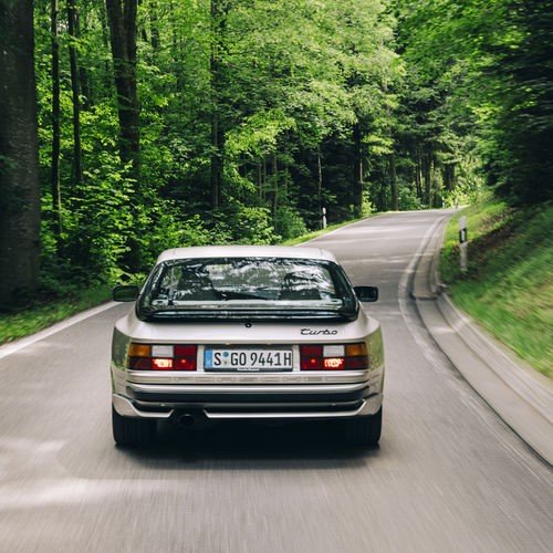 1989 Porsche 944 Turbo Coupe Rear View