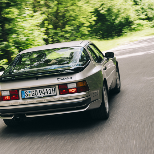 1989 Porsche 944 Turbo Coupe Rear View