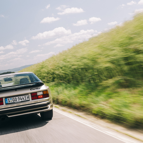 1989 Porsche 944 Turbo Coupe Rear View