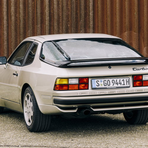 1989 Porsche 944 Turbo Coupe Rear View