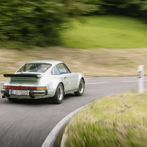 1975 Porsche 911 Turbo 3.0 Coupe Rear View