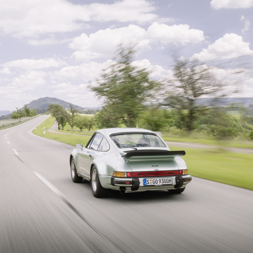 1975 Porsche 911 Turbo 3.0 Coupe Rear View