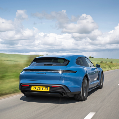 2025 Porsche Taycan GTS Sport Turismo J1 II UK Version Rear View