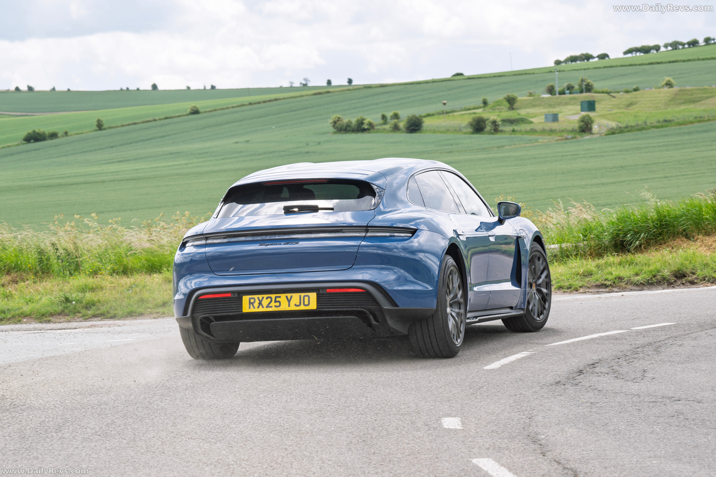 2025 Porsche Taycan GTS Sport Turismo J1 II UK Version Rear View