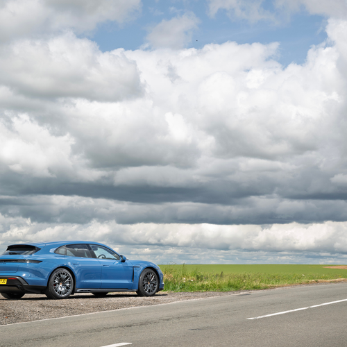 2025 Porsche Taycan GTS Sport Turismo J1 II UK Version Rear View