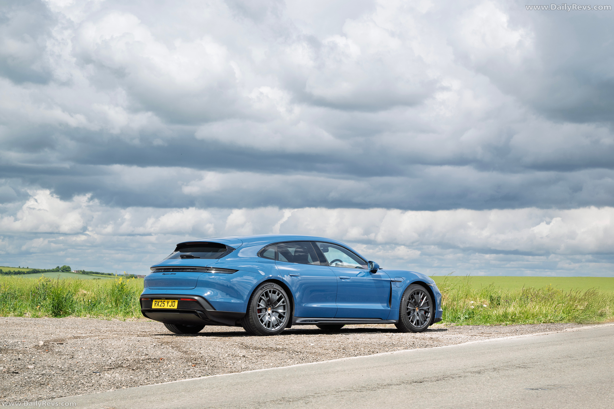 2025 Porsche Taycan GTS Sport Turismo J1 II UK Version Rear View