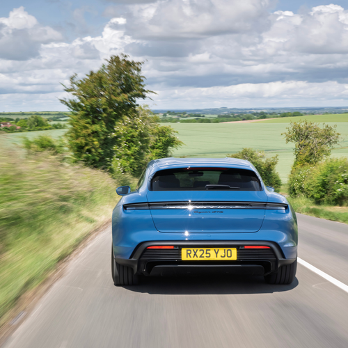 2025 Porsche Taycan GTS Sport Turismo J1 II UK Version Rear View