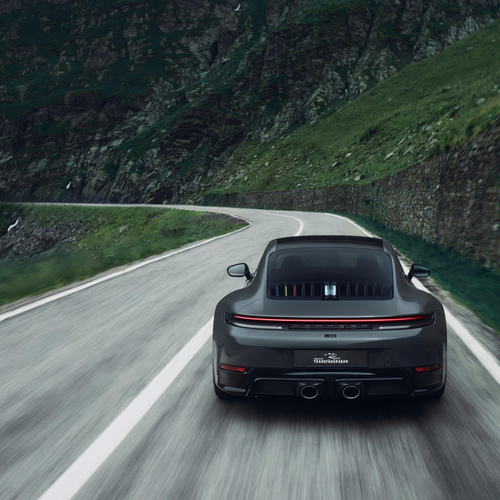 2025 Porsche 911 Carrera 4 GTS Tribute to Transfăgărășan Rear View
