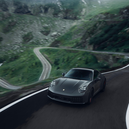 2025 Porsche 911 Carrera 4 GTS Tribute to Transfăgărășan Top View