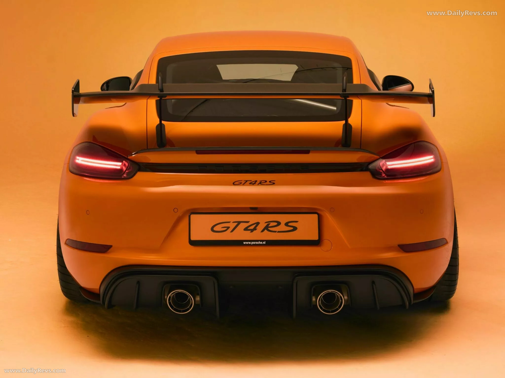 2025 Porsche 718 Cayman GT4 RS Manthey Kit Rear View