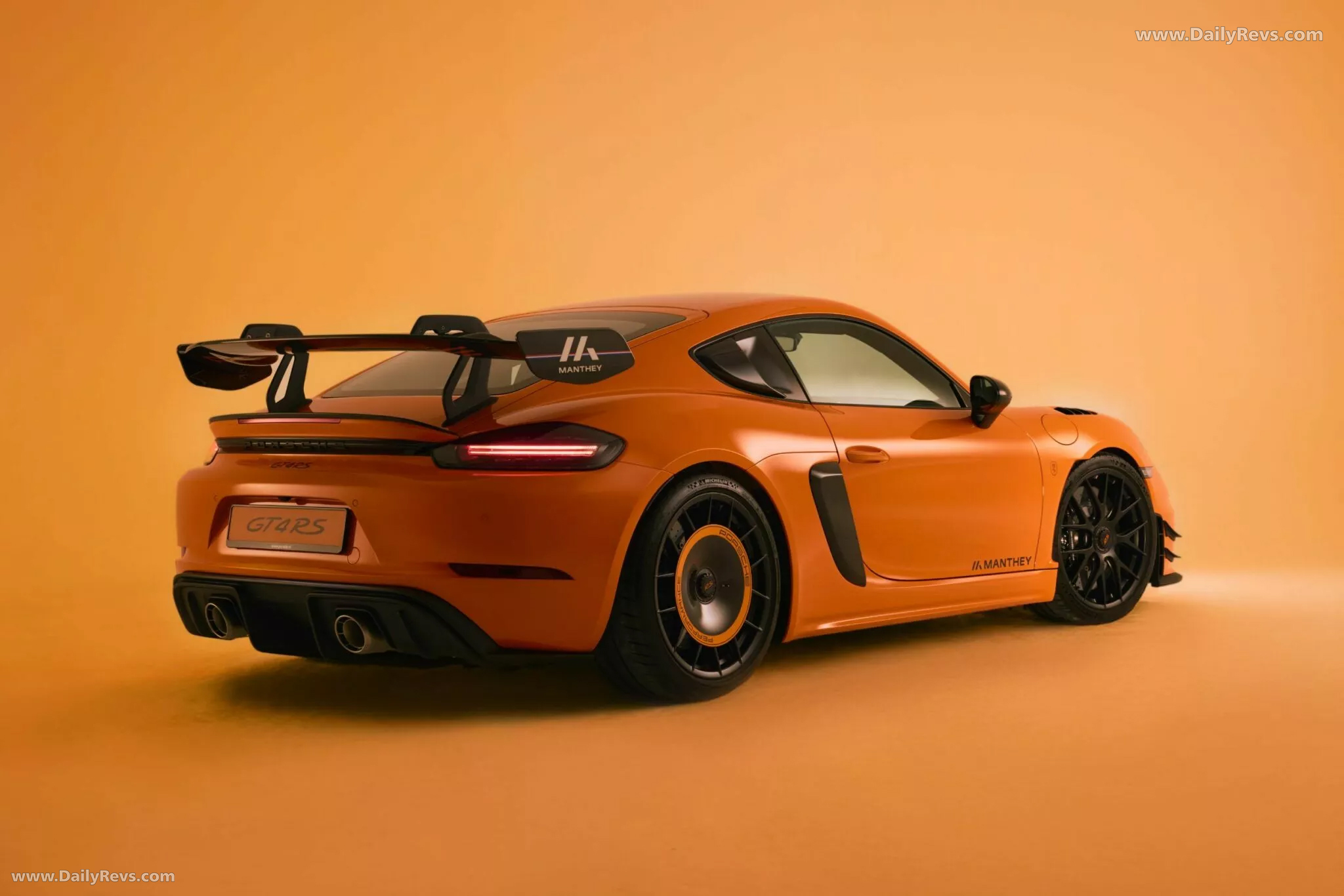 2025 Porsche 718 Cayman GT4 RS Manthey Kit Rear View