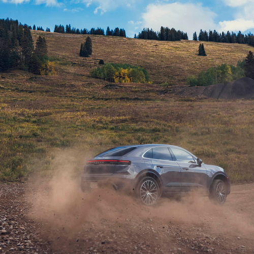 2025 Porsche Macan 4S Provence Rear View