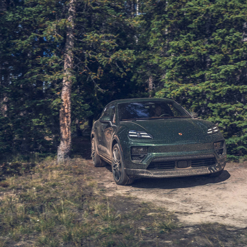 2025 Porsche Macan 4 Oak Green Front View