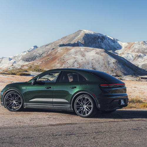 2025 Porsche Macan 4 Oak Green Rear View
