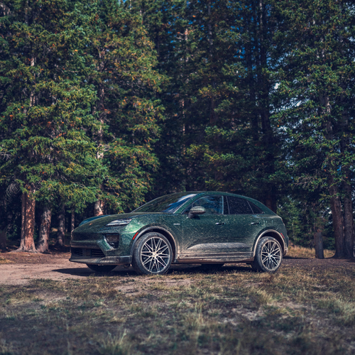 2025 Porsche Macan 4 Oak Green Side View