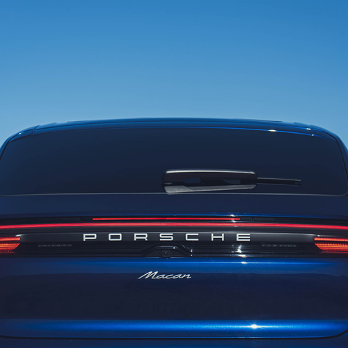 2025 Porsche Macan Gentian Blue H2 Exterior