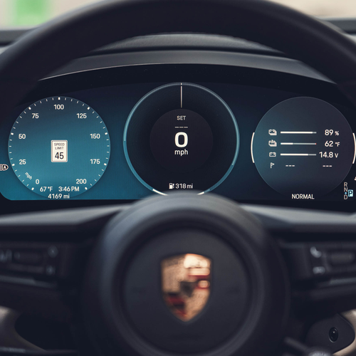 2025 Porsche Macan Gentian Blue H2 Interior