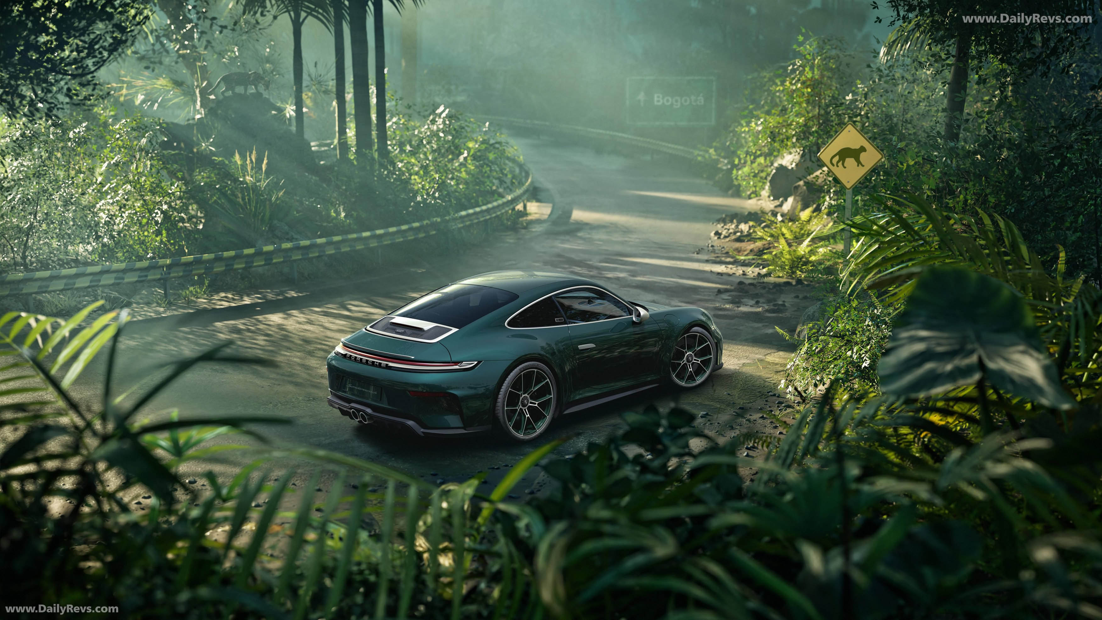 2025 Porsche 911 GT3 Touring Ocelot 992 Rear View