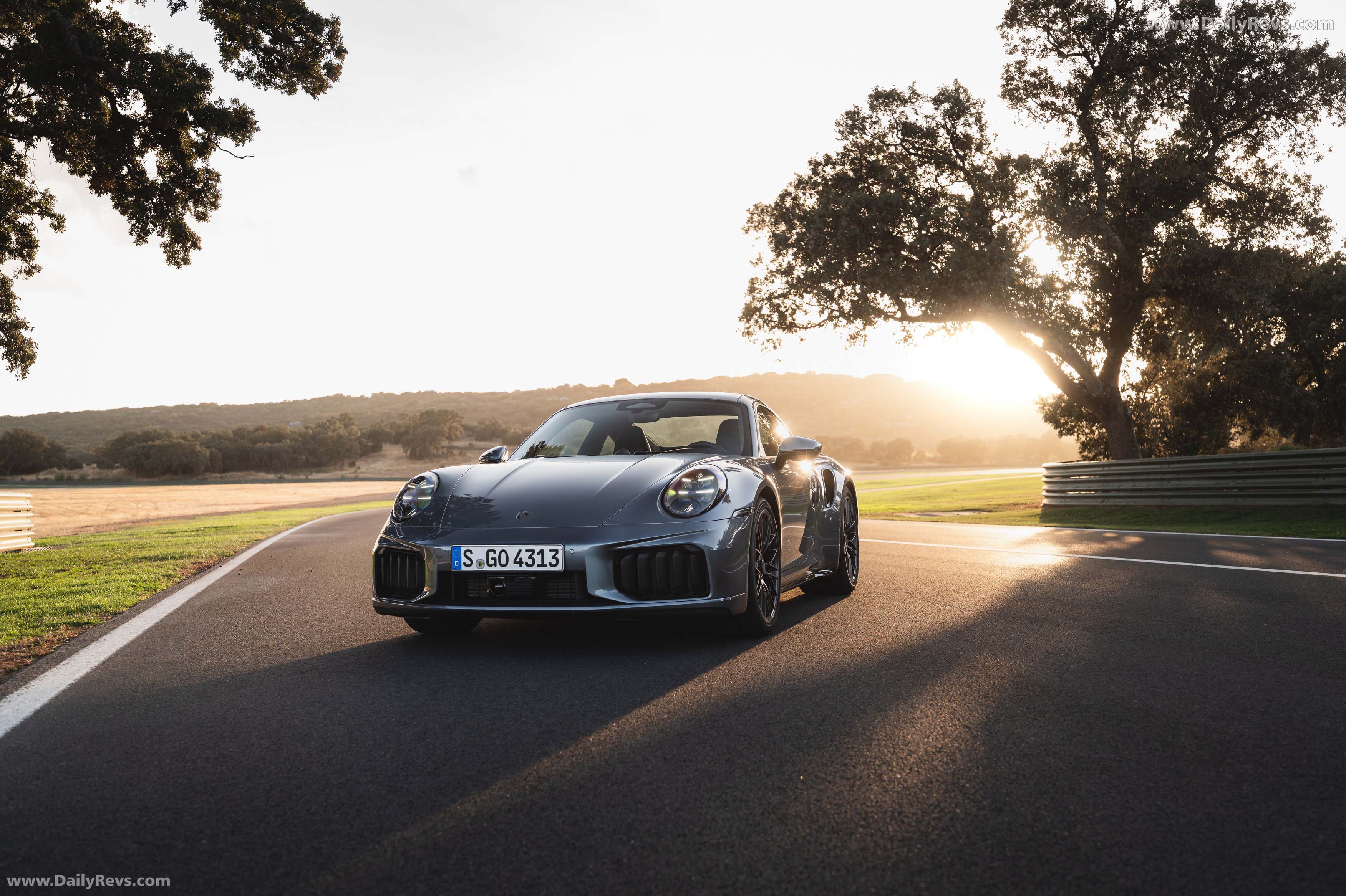 2026 Porsche 911 Turbo S 992 ll Vanadium Grey Front View