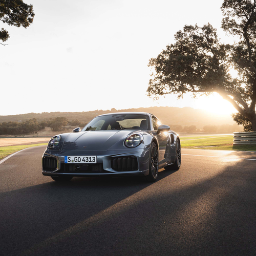2026 Porsche 911 Turbo S 992 ll Vanadium Grey Front View