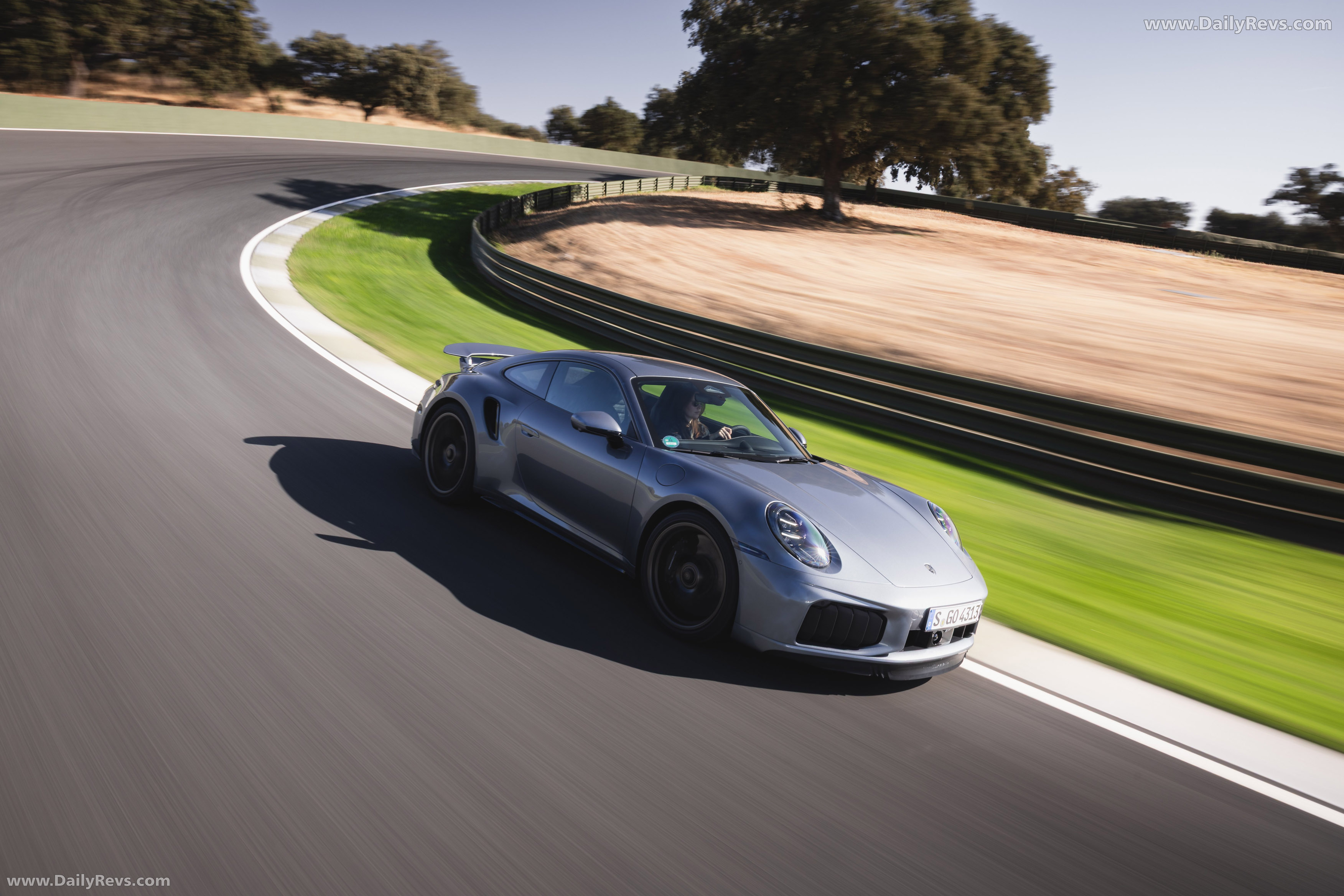 2026 Porsche 911 Turbo S 992 ll Vanadium Grey Front View