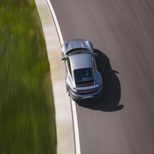 2026 Porsche 911 Turbo S 992 ll Vanadium Grey Top View