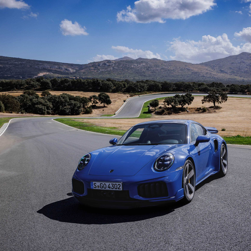 Image of 911 Turbo S 992 ll Lugano Blue