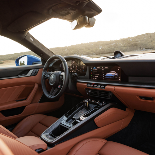 2026 Porsche 911 Turbo S 992 ll Lugano Blue Interior