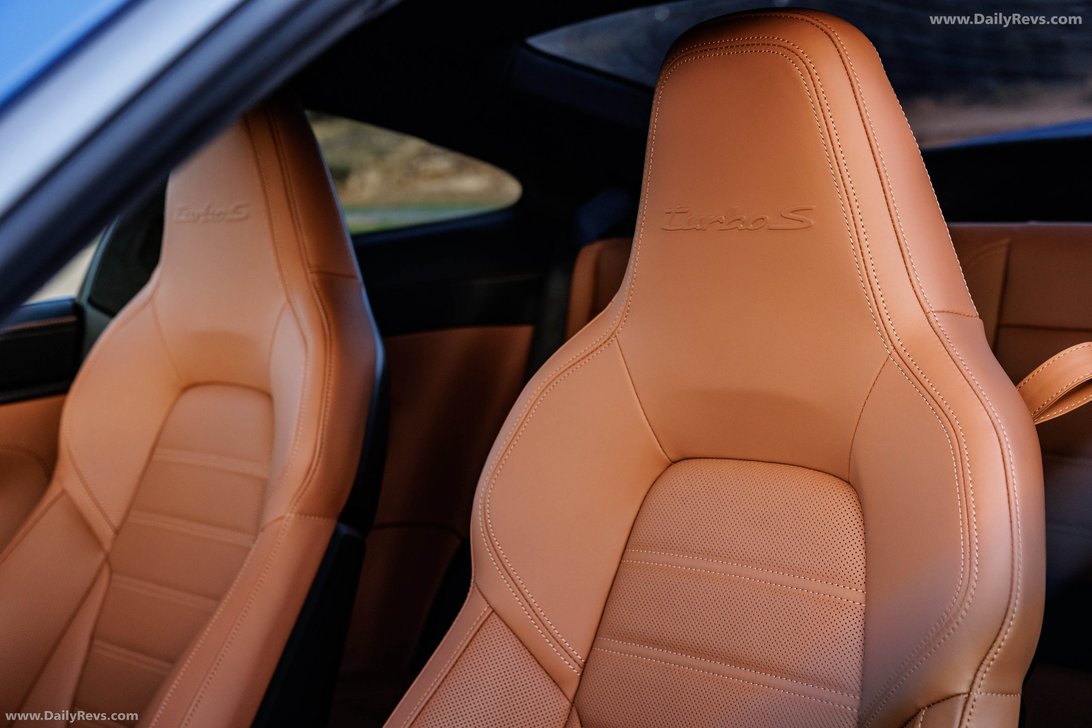 2026 Porsche 911 Turbo S 992 ll Lugano Blue Interior