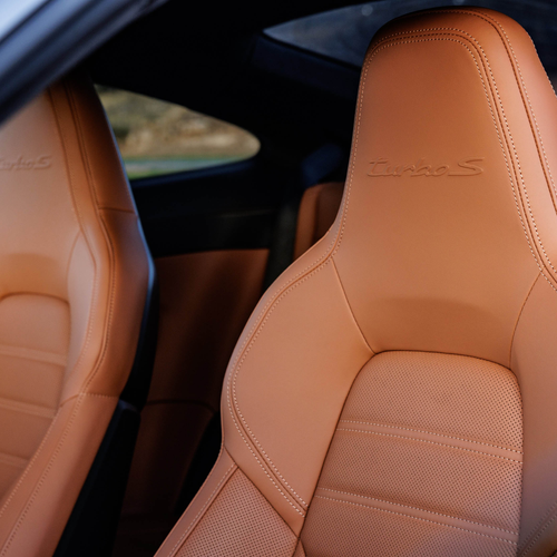2026 Porsche 911 Turbo S 992 ll Lugano Blue Interior