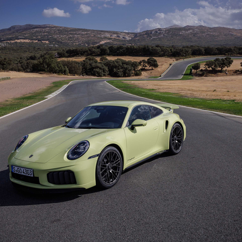 2026 Porsche 911 Turbo S 992 ll Cartagena Yellow Front View