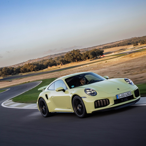 2026 Porsche 911 Turbo S 992 ll Cartagena Yellow Front View