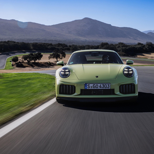 2026 Porsche 911 Turbo S 992 ll Cartagena Yellow Front View