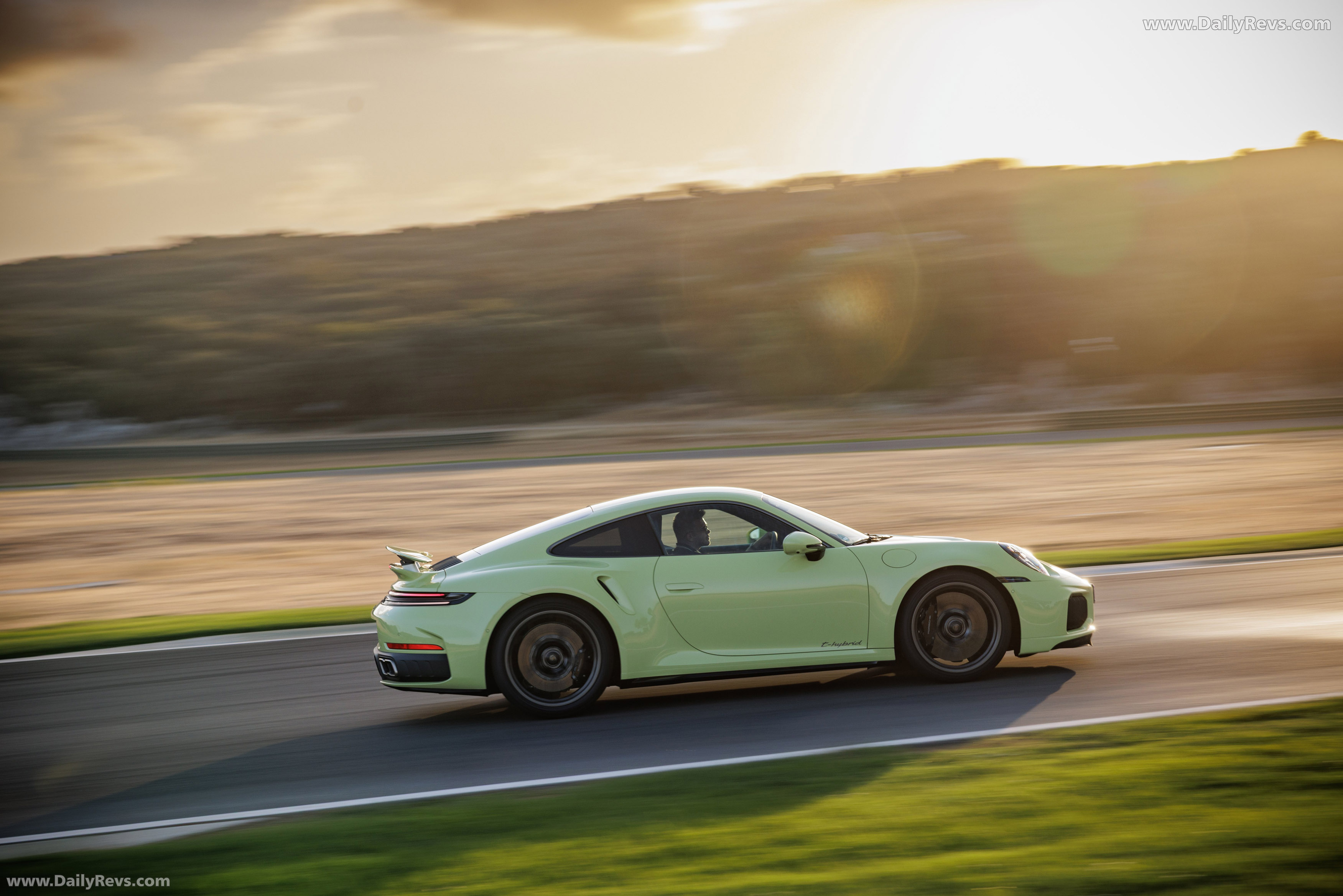 2026 Porsche 911 Turbo S 992 ll Cartagena Yellow Side View