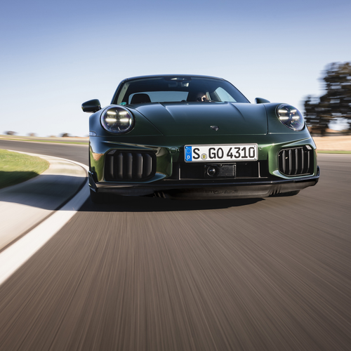 2026 Porsche 911 Turbo S 992 ll Oak Green Front View