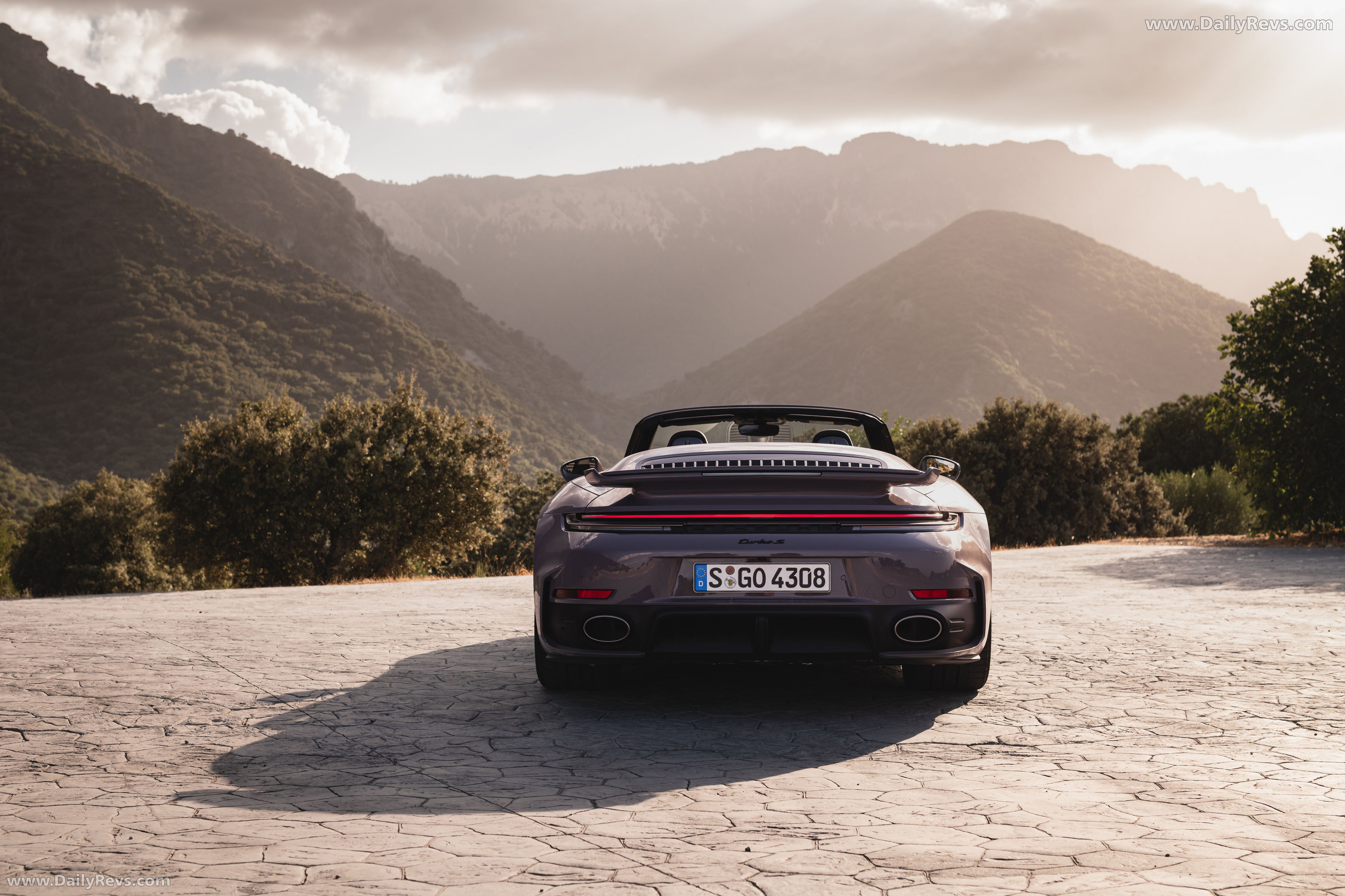 2026 Porsche 911 Turbo S Cabriolet 992 ll Provence Rear View
