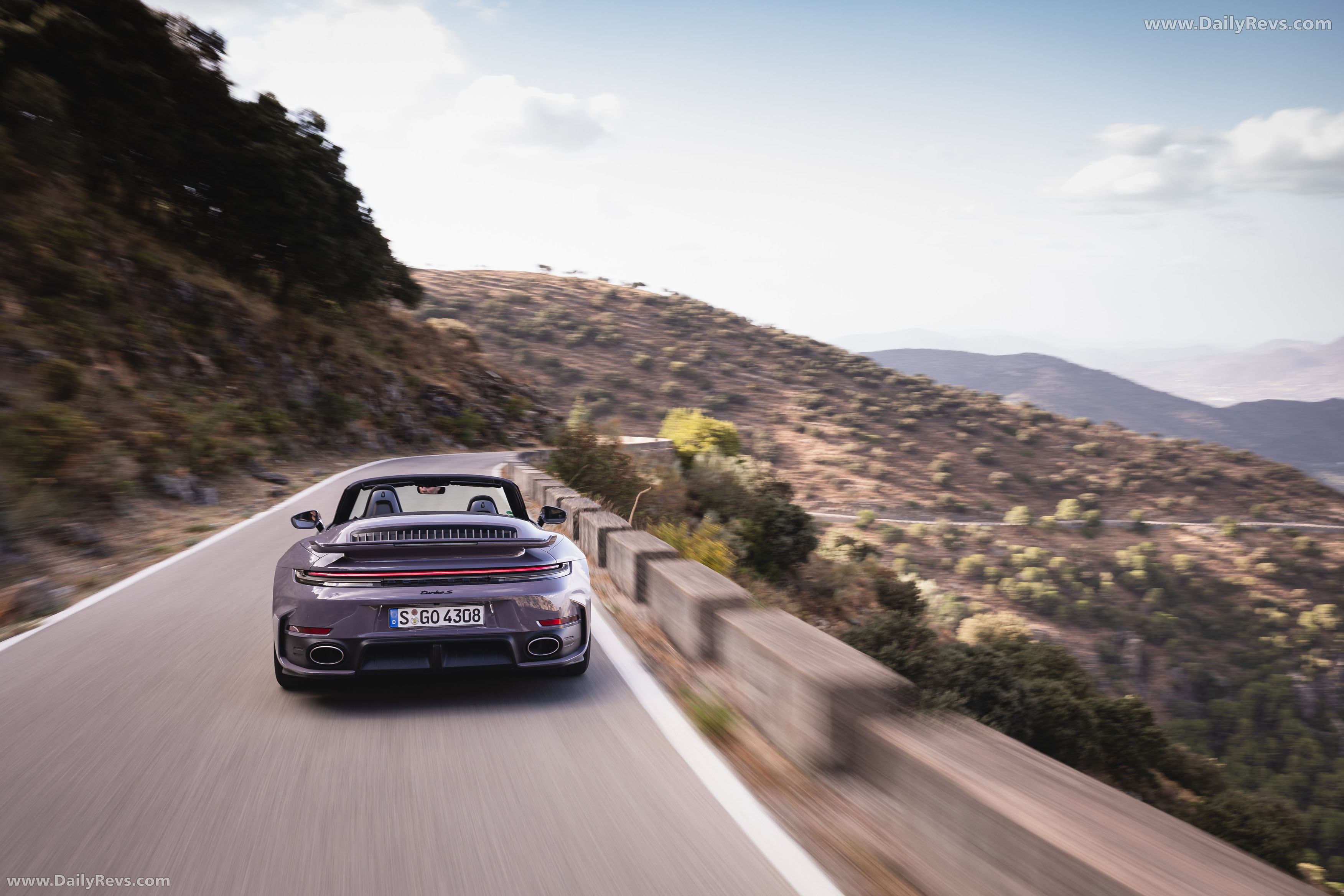 2026 Porsche 911 Turbo S Cabriolet 992 ll Provence Rear View