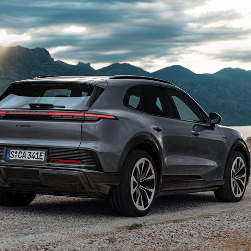 2027 Porsche Cayenne Electric Rear View