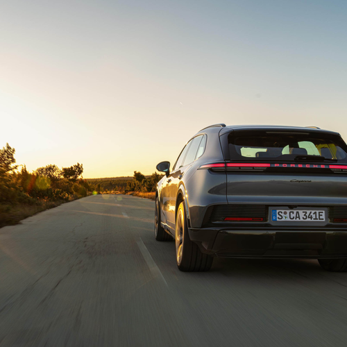 2027 Porsche Cayenne Electric Rear View