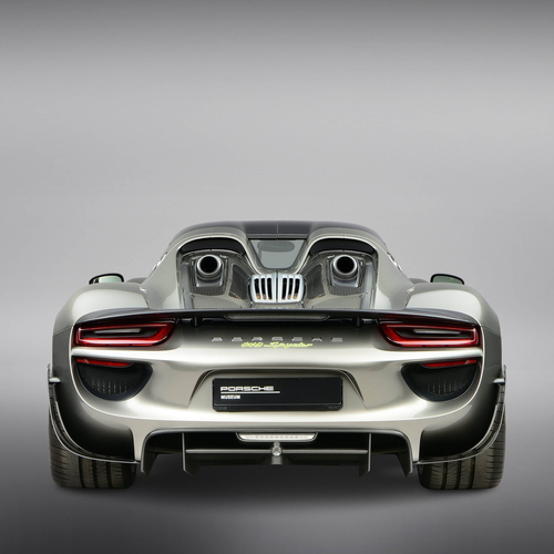 2015 Porsche 918 Spyder Rear View