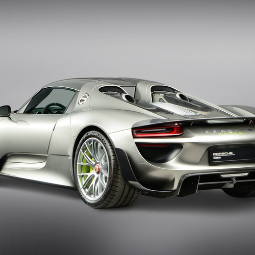 2015 Porsche 918 Spyder Rear View