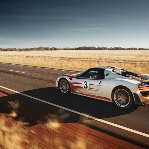 2015 Porsche 918 Spyder Rear View