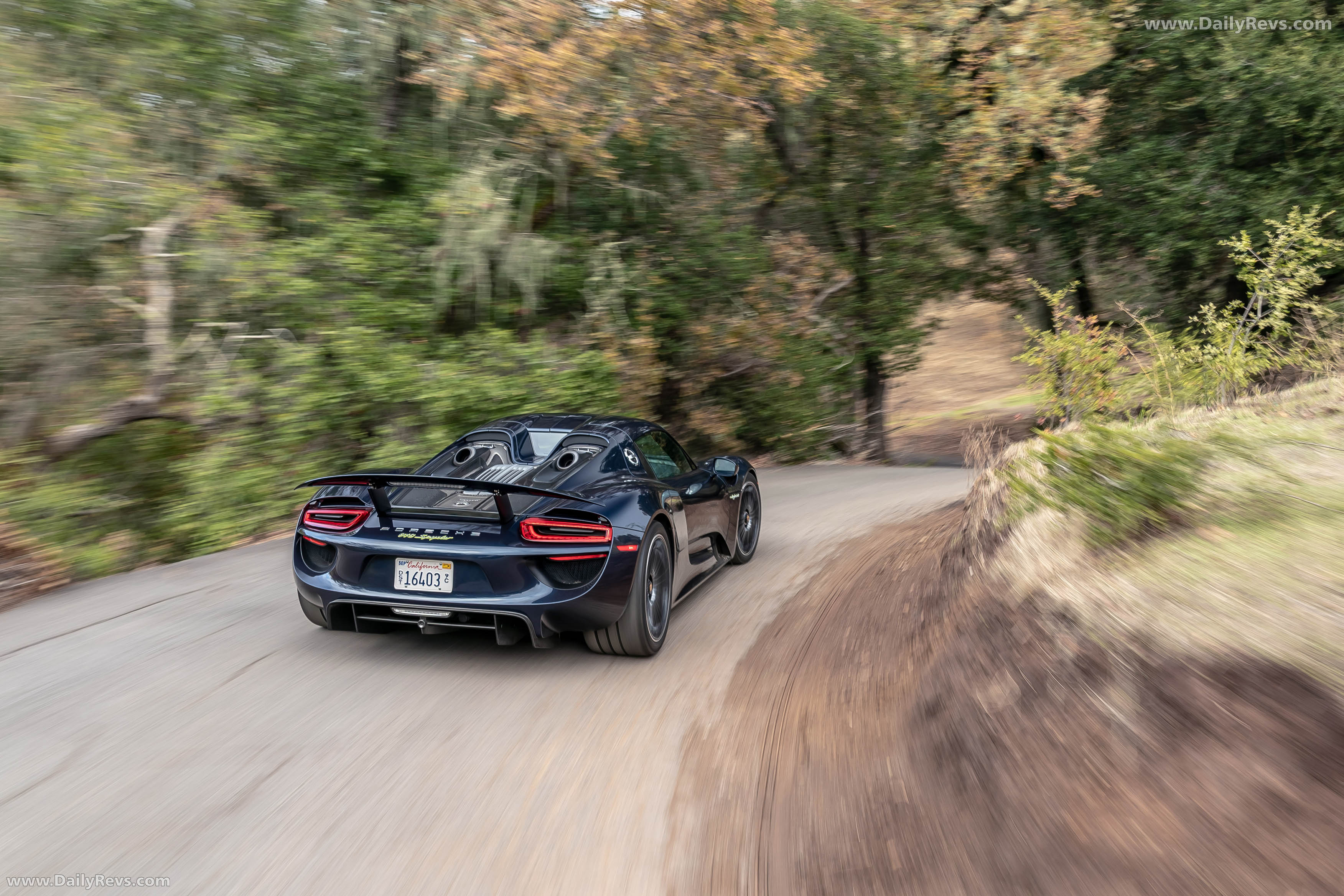 2015 Porsche 918 Spyder Rear View
