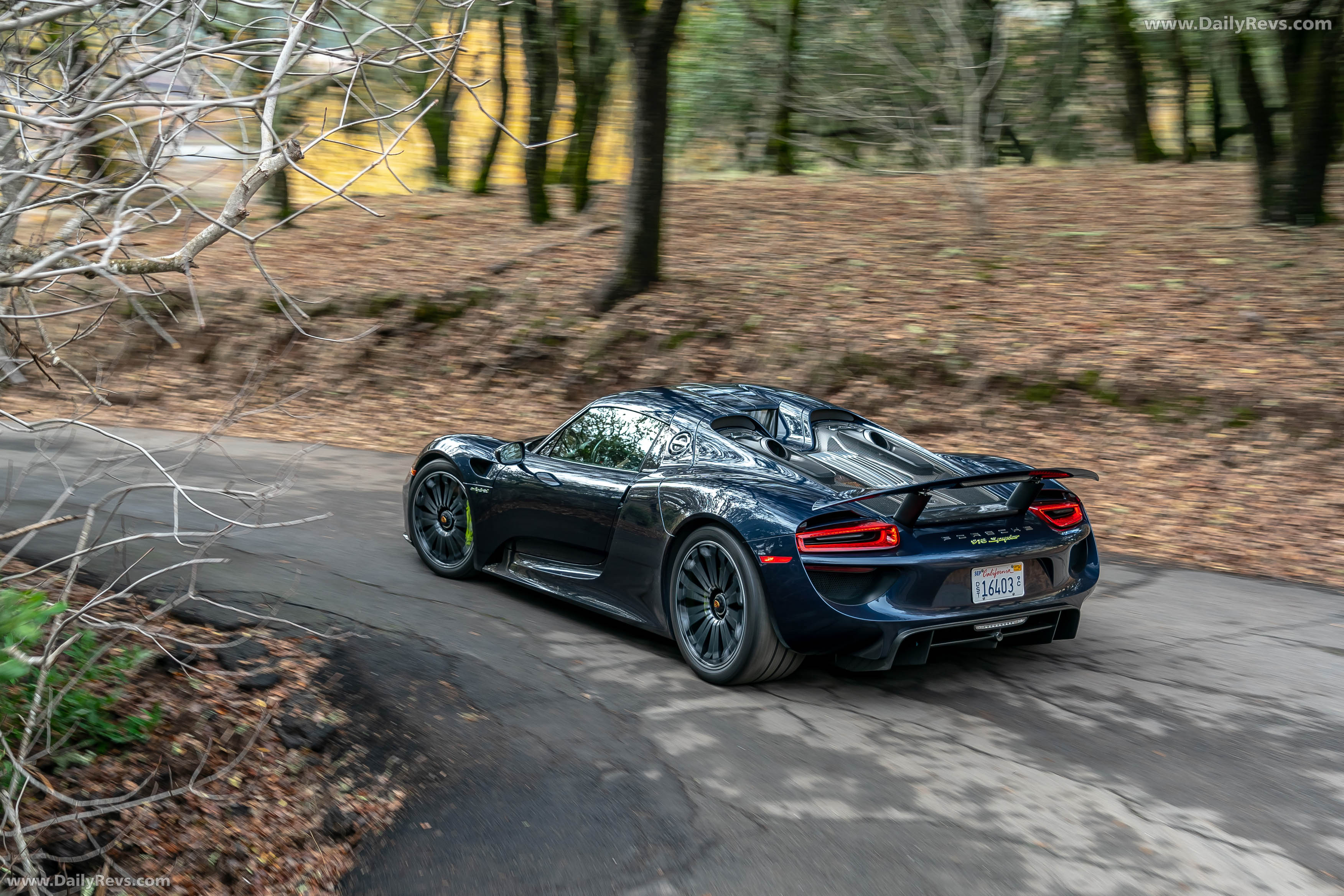 2015 Porsche 918 Spyder Rear View