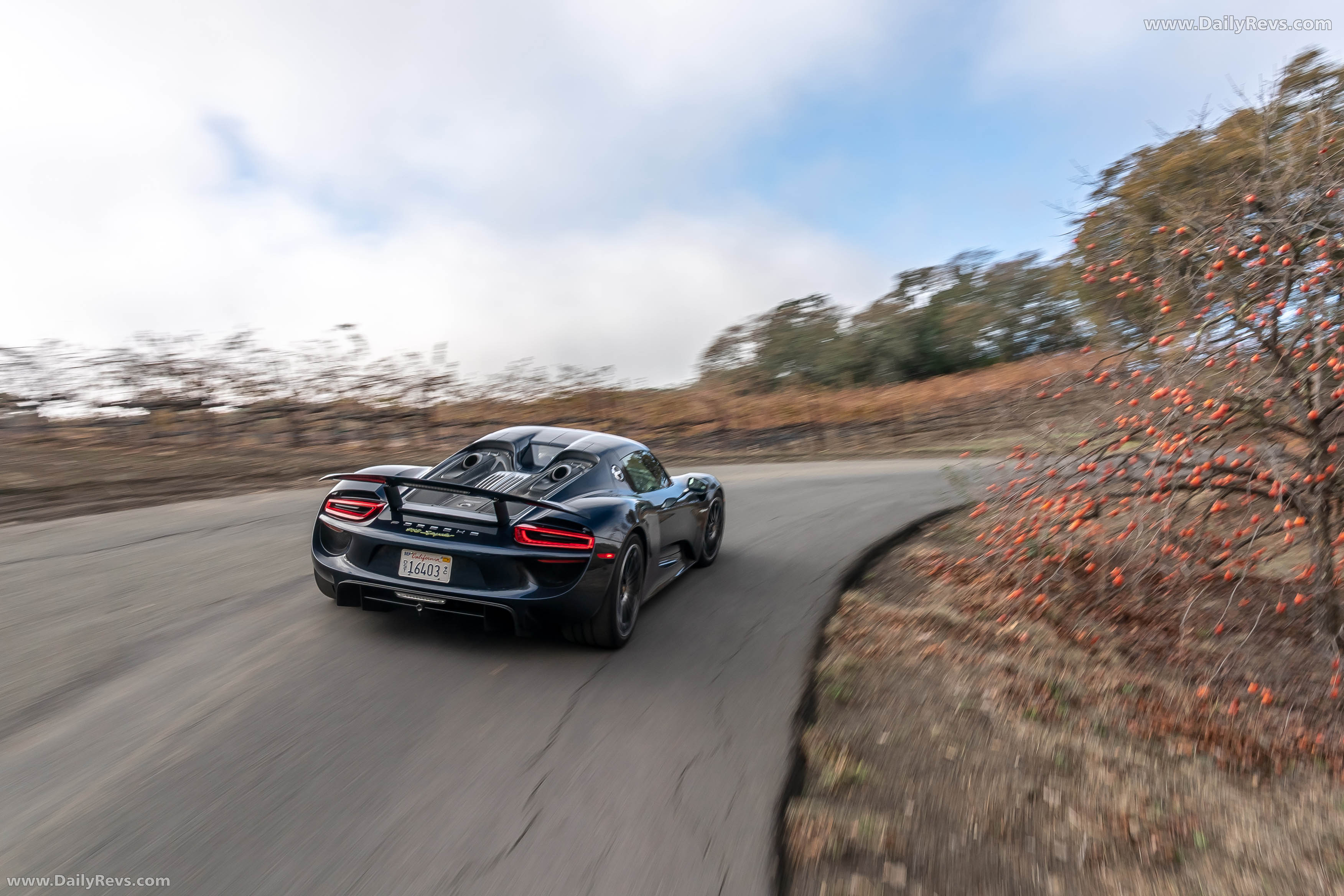 2015 Porsche 918 Spyder Rear View